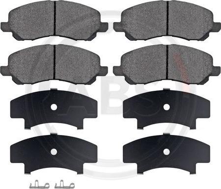 A.B.S. 37202 - Set placute frana,frana disc parts5.com