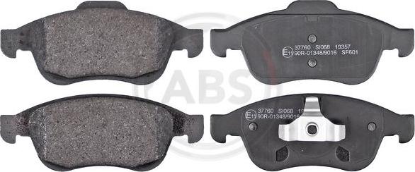 A.B.S. 37760 - Brake Pad Set, disc brake parts5.com