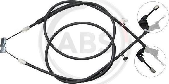 A.B.S. K19905 - Cable, parking brake parts5.com