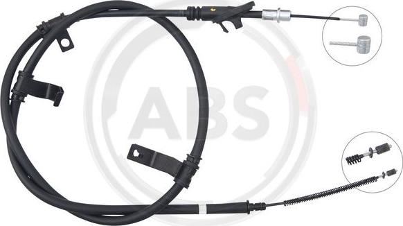 A.B.S. K19178 - Cable de accionamiento, freno de estacionamiento parts5.com