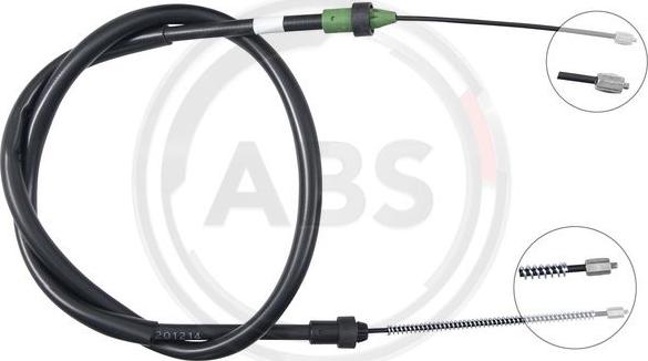 A.B.S. K19824 - Cable, parking brake parts5.com