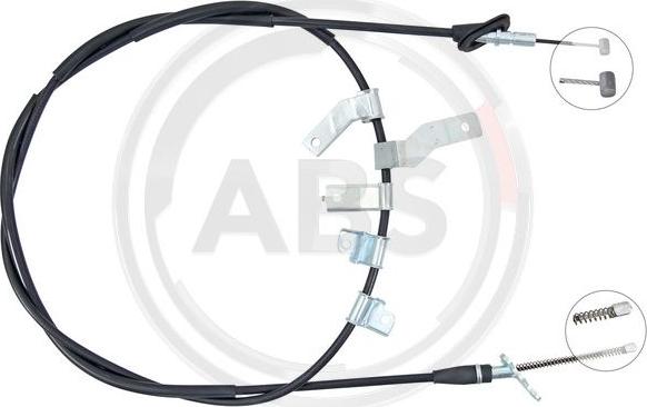 A.B.S. K14092 - Żażné lanko parkovacej brzdy parts5.com