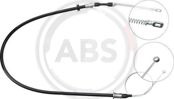 A.B.S. K15457 - Tažné lanko, parkovací brzda parts5.com