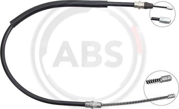 A.B.S. K15568 - Cablu, frana de parcare parts5.com