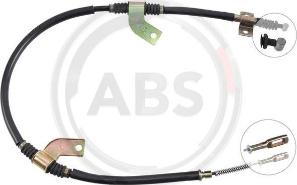 A.B.S. K16817 - Cablu, frana de parcare parts5.com