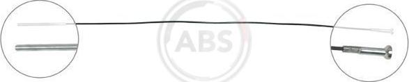 A.B.S. K10581 - Cablu, frana de parcare parts5.com