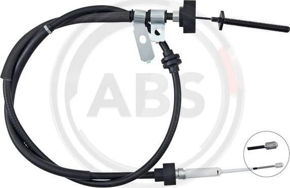 A.B.S. K10012 - Cablu, frana de parcare parts5.com