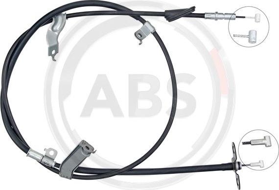 A.B.S. K10233 - Cablu, frana de parcare parts5.com