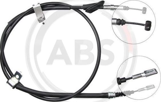 A.B.S. K18957 - Cable de accionamiento, freno de estacionamiento parts5.com