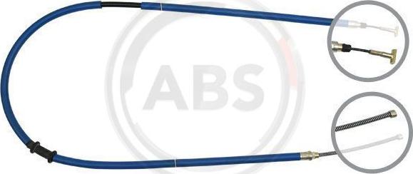 A.B.S. K18197 - Cablu, frana de parcare parts5.com