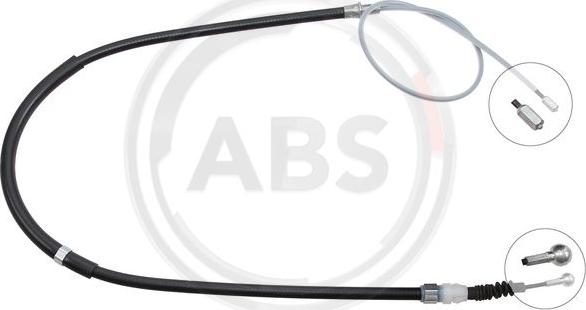 A.B.S. K18899 - Cablu, frana de parcare parts5.com