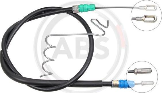 A.B.S. K13943 - Cable de accionamiento, freno de estacionamiento parts5.com