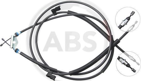 A.B.S. K13456 - Čelično uže, parkirna kočnica parts5.com