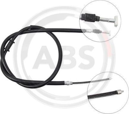 A.B.S. K13688 - Cablu, frana de parcare parts5.com