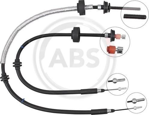 A.B.S. K13832 - Cablu, frana de parcare parts5.com