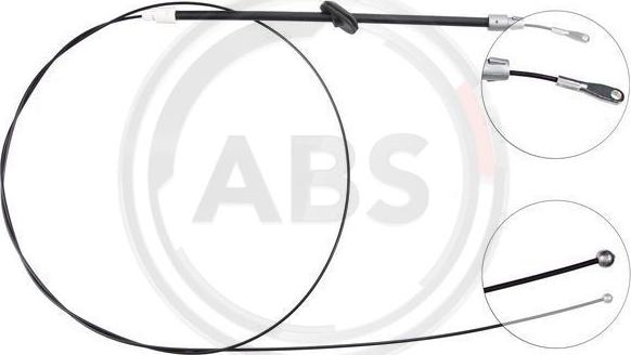 A.B.S. K13321 - Cable de accionamiento, freno de estacionamiento parts5.com