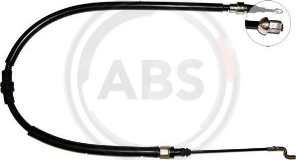 A.B.S. K12706 - Cablu, frana de parcare parts5.com