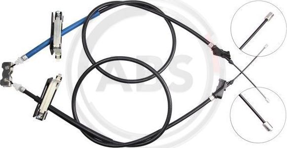 A.B.S. K17442 - Cable, parking brake parts5.com