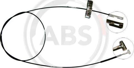 A.B.S. K17252 - Żażné lanko parkovacej brzdy parts5.com