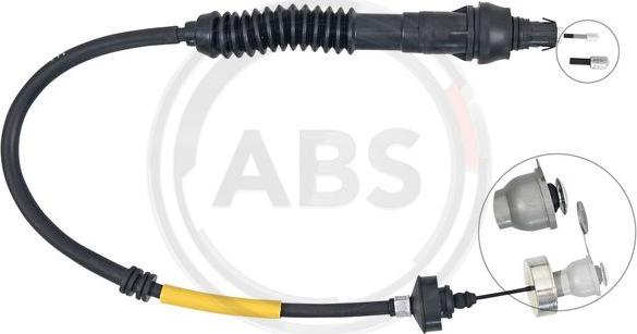 A.B.S. K28075 - Cable de accionamiento, accionamiento del embrague parts5.com