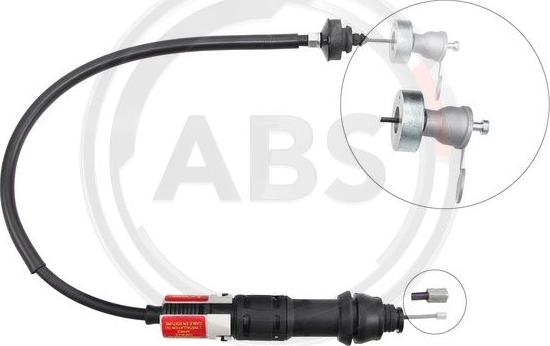 A.B.S. K27780 - Cable de accionamiento, accionamiento del embrague parts5.com