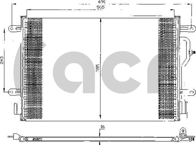 ACR 300432 - Condenser, air conditioning parts5.com