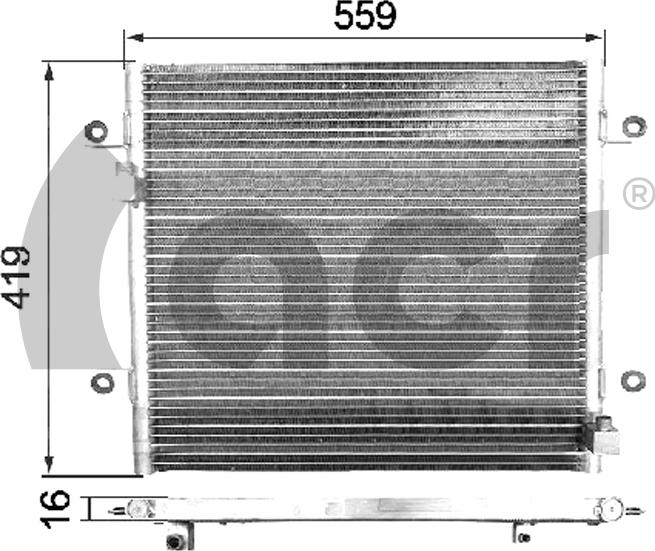 ACR 300680 - Condenser, air conditioning parts5.com