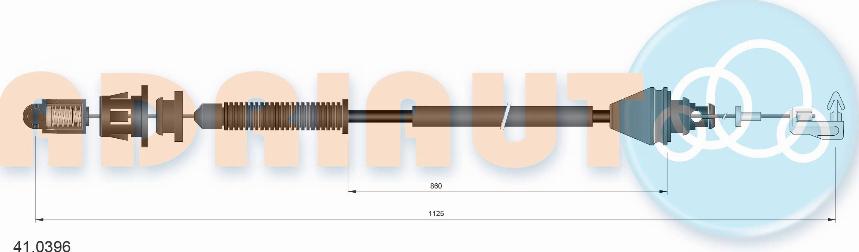 Adriauto 41.0396 - Kaasuvaijeri parts5.com