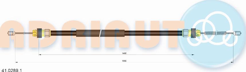 Adriauto 41.0289.1 - Tross,seisupidur parts5.com