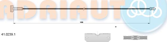 Adriauto 41.0239.1 - Seilzug, Feststellbremse parts5.com