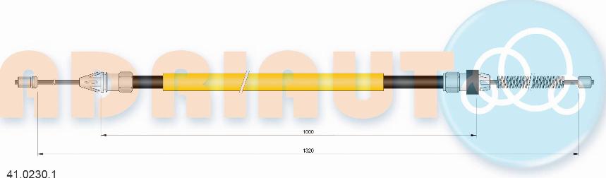 Adriauto 41.0230.1 - Cable, parking brake parts5.com