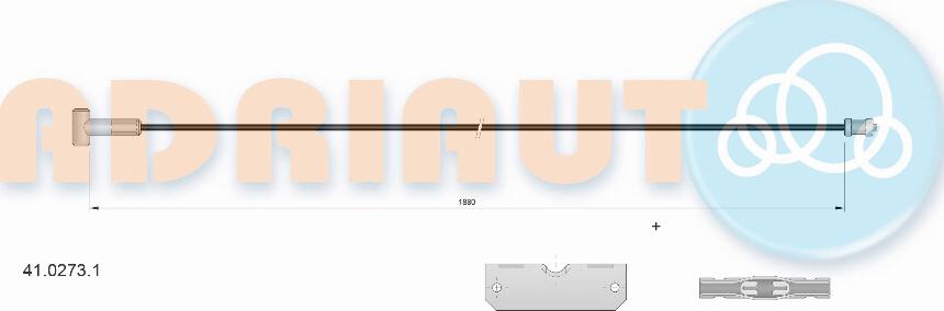 Adriauto 41.0273.1 - Seilzug, Feststellbremse parts5.com