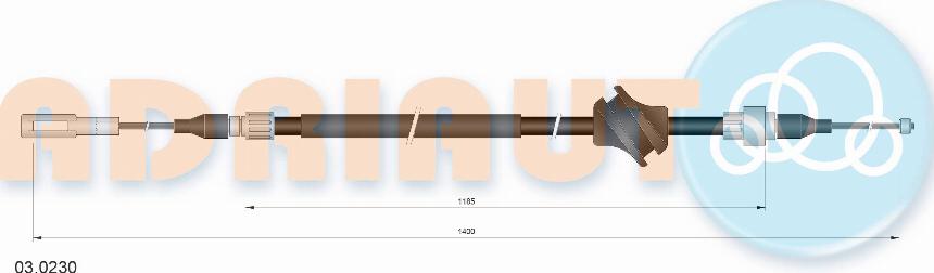 Adriauto 03.0230 - Tross,seisupidur parts5.com