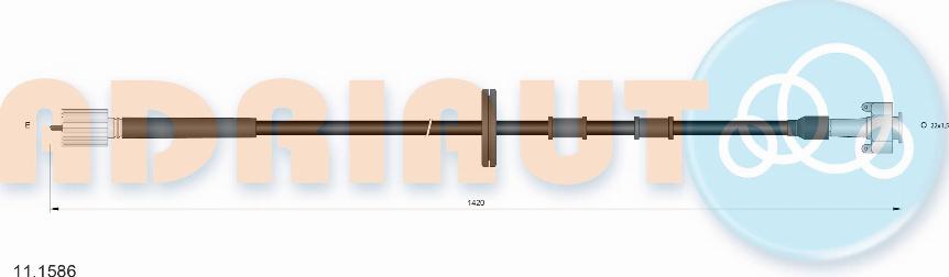 Adriauto 11.1586 - Hriadeľ tachometra parts5.com