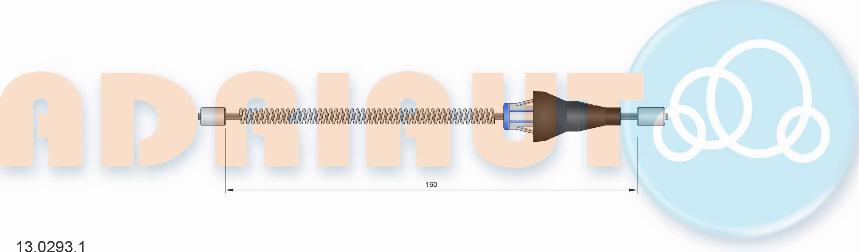 Adriauto 13.0293.1 - Cięgło, hamulec postojowy parts5.com