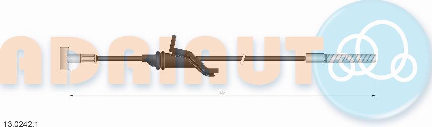 Adriauto 13.0242.1 - Cable, parking brake parts5.com