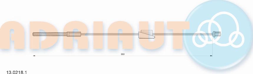 Adriauto 13.0218.1 - Cablu, frana de parcare parts5.com