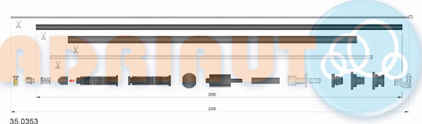 Adriauto 35.0353 - Gaszug parts5.com