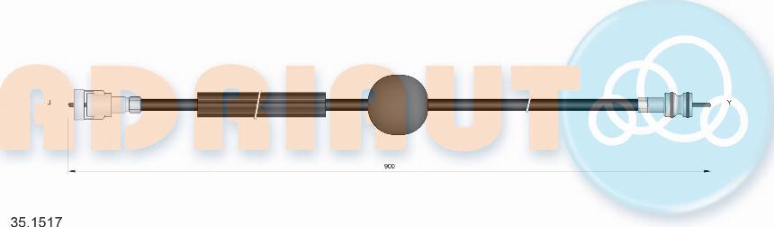 Adriauto 35.1517 - Arbore tahometru parts5.com