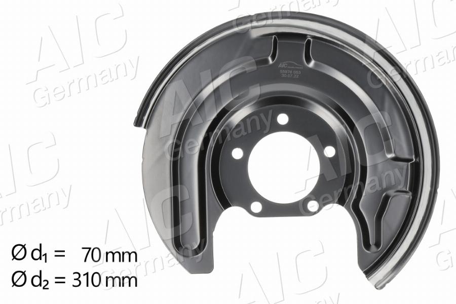 AIC 55976 - Protectie stropire,disc frana parts5.com