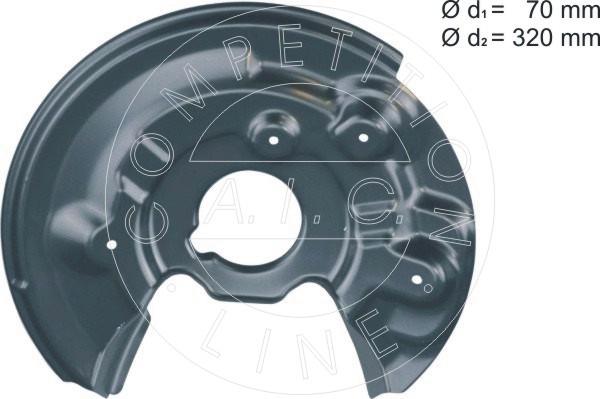 AIC 57843 - Protectie stropire,disc frana parts5.com