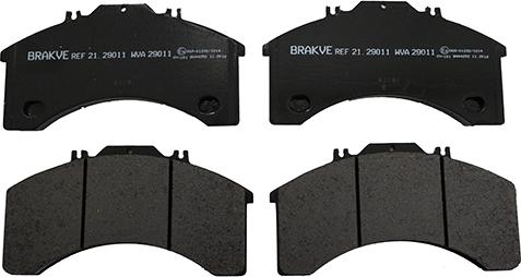 AIR FREN 21.29011 - Brake Pad Set, disc brake parts5.com