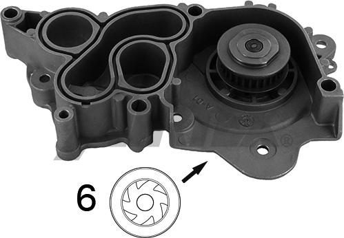 Airtex 1995 - Водна помпа parts5.com