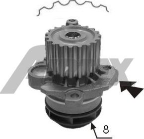 Airtex 1998 - Водна помпа parts5.com