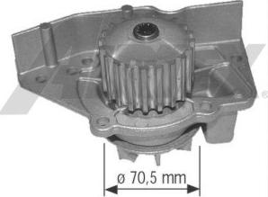 Airtex 1579 - Vesipumppu parts5.com