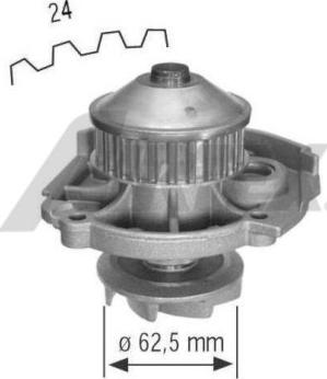 Airtex 1616 - Αντλία νερού parts5.com