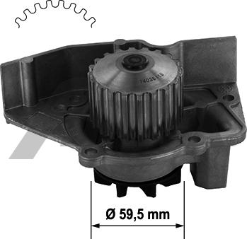 Airtex 1359 - Su pompası parts5.com