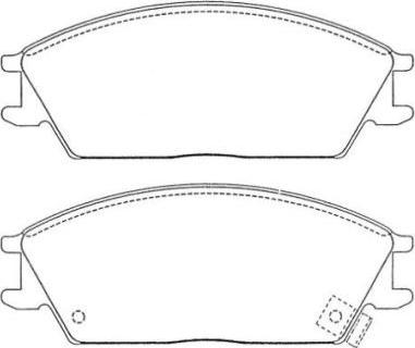 AISIN ASN-112W - Brake Pad Set, disc brake parts5.com