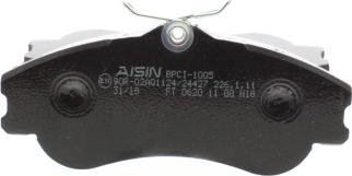 AISIN BPCI-1005 - Тормозные колодки, дисковые, комплект parts5.com