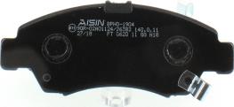 AISIN BPHO-1904 - Sada brzdových destiček, kotoučová brzda parts5.com